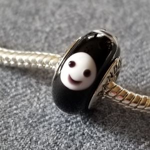 Pandora smiley faces Mureno glass bead charm